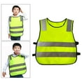 thumbnail image 2 of destyer Hi Vis Child Safety Reflective Vest Waistcoat Traffic Work Cycling Clothes yellow, 2 of 9