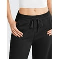 thumbnail image 3 of Pinspark Wide Leg Sweatpants Women High Waisted Baggy Casual Workout Pants Soft Drawstring Athletic Pants with 2 Pockets, 3 of 8