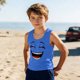 thumbnail image 2 of Niños Pequeños Camisola sin Mangas Gradiente Suave Impresión Moda Lindo Fondo para Niños 3-15 Años, 2 of 8