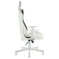thumbnail image 2 of Lilola Home Owen White & Black Gaming Chair, 2 of 4