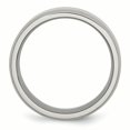 thumbnail image 2 of Stainless Steel Beveled Edge 8mm Polished Band Ring 10.5 Size, 2 of 6