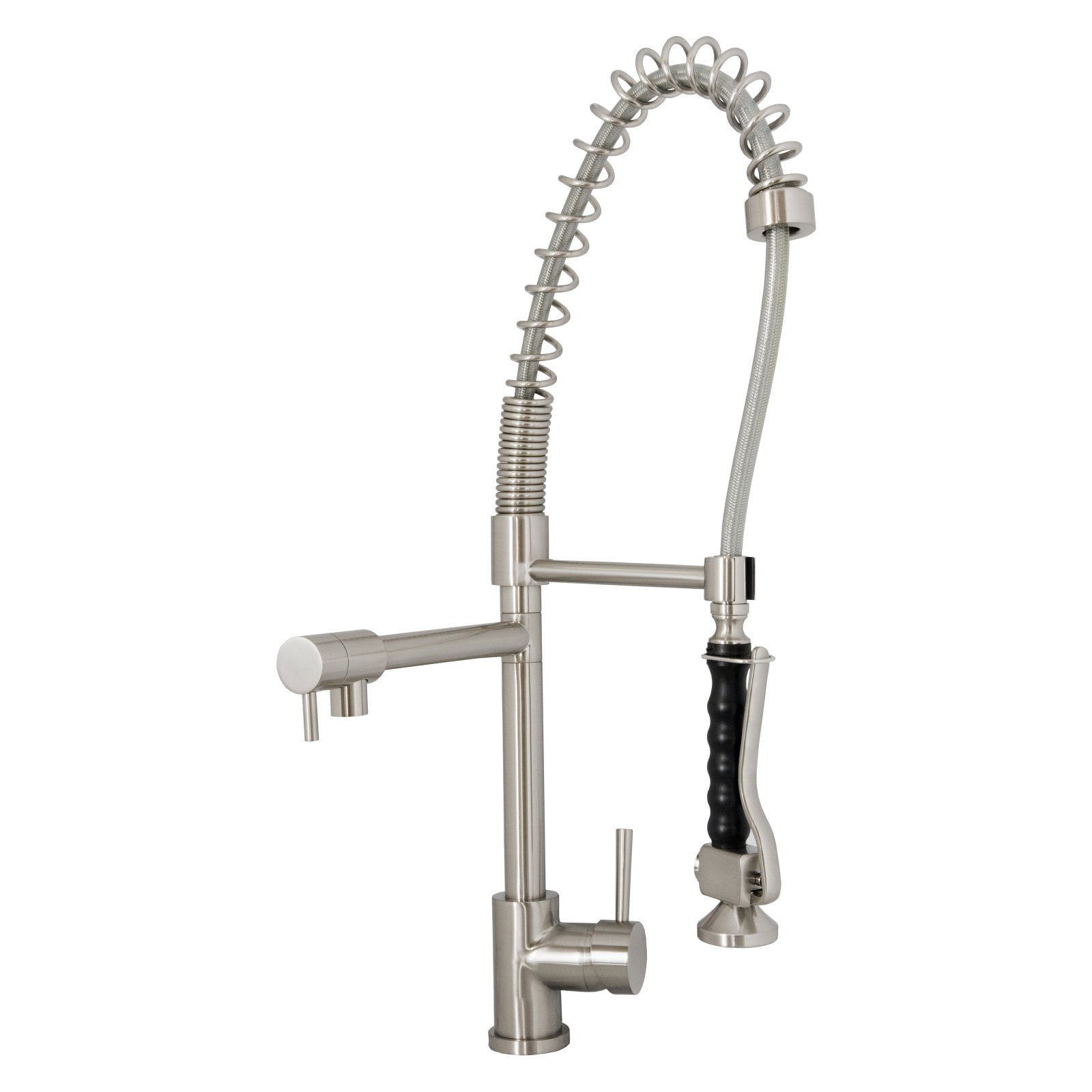 Virtu USA Torlan PSK1006 Double Handle Pull Down Kitchen Faucet