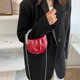 thumbnail image 3 of Bolso de bola de masa para mujer, bolso de nube fruncido, bolso de noche, bolso brillante, cartera de moda, bolso de hombro con cadena, morado, 15*6,5*10CM, 3 of 5