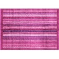 thumbnail image 1 of Ahgly Company Indoor Rectangle Abstract Pink Modern Area Rugs, 2' x 4', 1 of 4