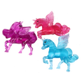 thumbnail image 1 of 3 Unicorns - Translucent Purple, Pink, Blue 3" great for favors, 1 of 2