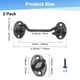 thumbnail image 3 of Uxcell 2-Pack Pestillo de Gancho y Ojo para Puerta 4 Pulgadas Gancho y Ojo de Acero Inoxidable 201 para Puerta/Ventana/Gabinete Negro, 3 of 6