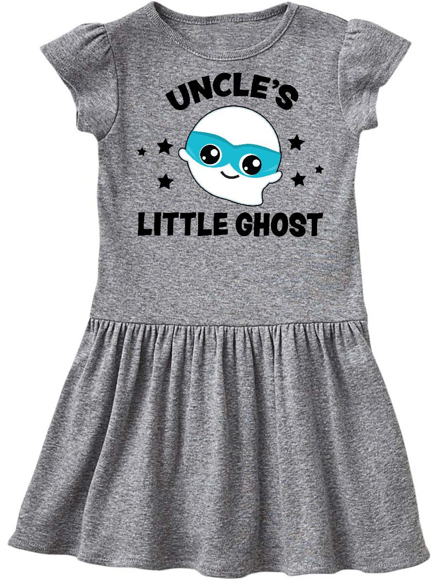inktastic Cute Uncles Little Ghost with Stars Toddler Long Sleeve T-Shirt 