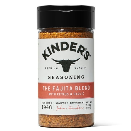 Kinder's The Fajita Blend Seasoning with Citrus and Garlic, 5.1 oz