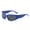 Blue1 - 15cm, variant on Wrap Around Y2K Sunglasses with Glasses Box for Men Women Retro Cyber 2000s Sports Shades UV400 Protection Wrap Around Sunglasses for Cycling Running & Outdoor Activities