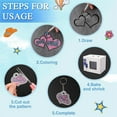 thumbnail image 2 of Shrinky Art Paper, 36Pcs Shrink Paper Sheets Shrink Plastic Film for Keychains and Kids - Art Craft Marking, 2 of 5