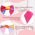 thumbnail image 3 of Uxcell Satin Ribbon Twist Tie Bows 3.5 Inch Small Craft Bows for DIY Gift Wrapping Dark Colors 30 Pcs, 3 of 7