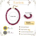 thumbnail image 4 of Tarien Colorful Chunky Beaded Necklace for Women Trendy Summer Jewelry | Statement Big Large Resin Bead Bubble Choker Necklaces Boho Charm Fashion Jewelry, 4 of 4