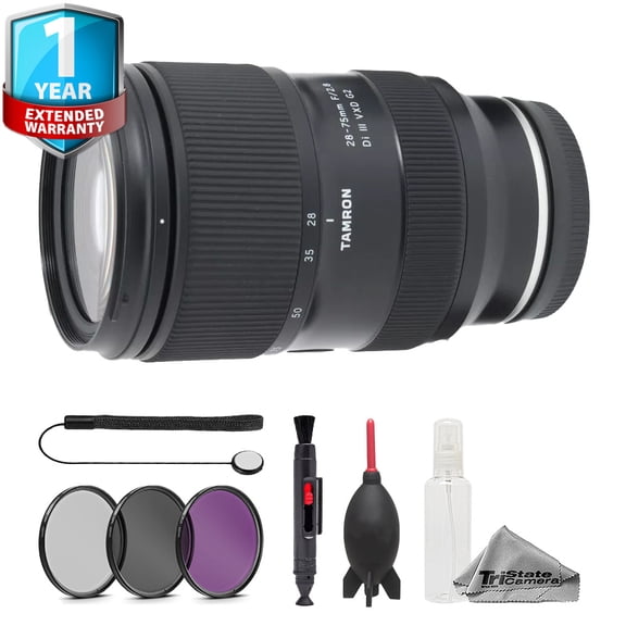 Tamron 28-75mm f/2.8 Di III VXD G2 Lens - 7pc Essentials Bundle   1 Yr Warranty