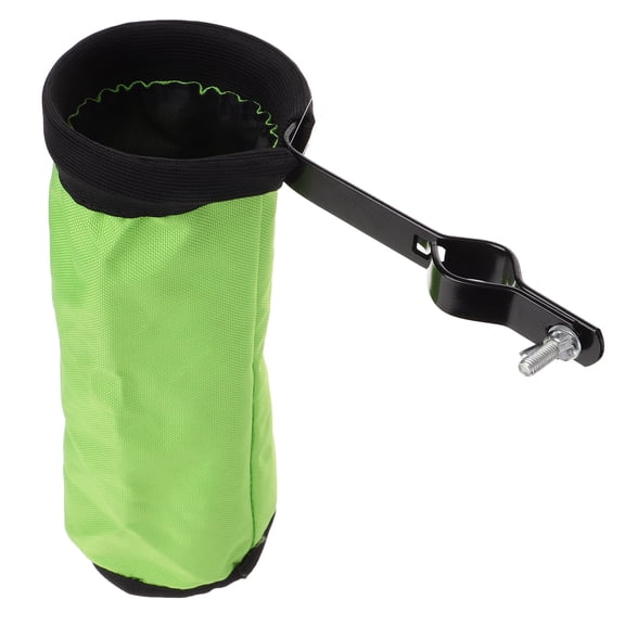 KALLORY Clamp Practice Drum Stick Bag Portable Drumstick Holder 24.00X24.00X8.00CM Green