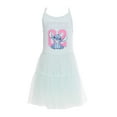 thumbnail image 4 of Lilo & Stitch Girl's Sleeveless Graphic Tulle Skirt Romper, Sizes 4-12, 4 of 7