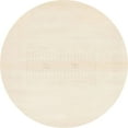 thumbnail image 1 of Ahgly Company Indoor Round Abstract Bisque Beige Solid Area Rugs, 6' Round, 1 of 6