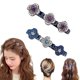 thumbnail image 1 of Pinzas para el cabello trenzadas con piedras de cristal brillantes, pinzas para el cabello con diamantes de imitación pequeñas, pinzas para el cabello trenzadas para mujeres (2 piezas-C), 1 of 7