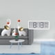thumbnail image 2 of Esculturas De Elefantes Con Reloj Digital, Estatuas De Animales, Decoraciones De Escritorio Multiusos Para Sala De Estar, Dormitorio Y Oficina., 2 of 8