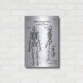 thumbnail image 3 of Luxe Metal Art 'Anatomical Skeleton Blueprint Patent White' Acrylic Glass Wall Art, 16"x24", 3 of 9