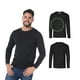 thumbnail image 3 of Playera Peso Completo Cuello Redondo Manga Larga para Caballero, Color Negro, Talla Mediana, 100% Algodón. Yazbek C0304, 3 of 3