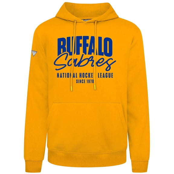 Men's Levelwear  Gold Buffalo Sabres Podium Response Pullover Hoodie