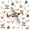 White 02, variant on Erosebridal Vintage Airplane Zipper Twin Comforter Sets with Fitted Sheet and 2 Pillowcases for Boys Men, Farm Animal Forest Print Zipper Bedding Set, Polkadot Reversible, 4pcs