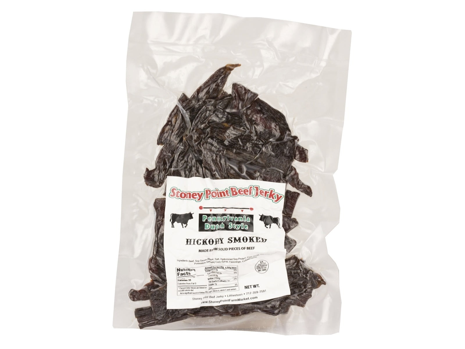Stoney Point Pennsylvania Dutch Style Beef Jerky, 4Pack 8 oz. Vacuum