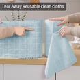 thumbnail image 4 of Beartech Microfiber Cleaning Cloth Roll,80 Pack Cleaning Towels,Lint Free Rags Paper Towels & Tear Away Reusable Towels,Washable Shop Rags Car wipe Cloth,Wash Cloths Dish Rags for Car Kitchen Window, 4 of 7