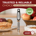 thumbnail image 5 of Orblue Premium Apple Corer Tool - Durable Stainless Steel Fruit Core Extractor Tool - Apple Corer Remover, Black, 5 of 8