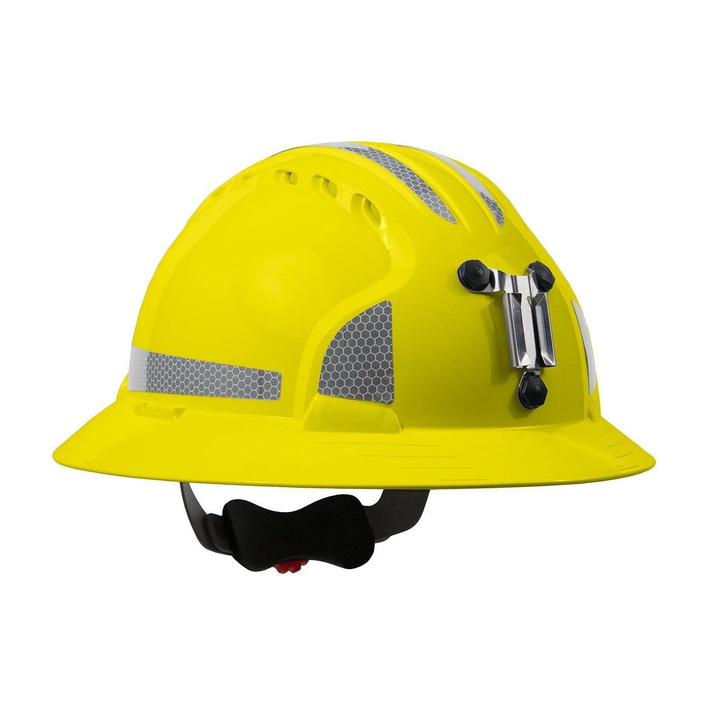 JSP 280-EV6161M-50 Evolution Deluxe 6161 Full Brim Mining Hard Hat with CR2 Reflective Kit