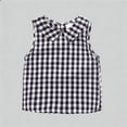 thumbnail image 2 of Aihuaihua Toddler Girls Plaid Tank Tops Cute Sleeveless Shirts for Kids Baby Casual Back Button Down Blouse Comfort Tank Tops Black 6-9 Months, 2 of 7