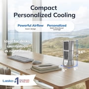 Lasko Wind Tower 14 3-Speed Oscillating, Pivoting Head Tower Desk Fan 4910