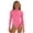 Hot Pink, variant on BaoFuBaoMei Girls 1 Piece Swimsuits Mock Neck Long Sleeve Bathing Suit Polka Full Coverage Swimwear Summer Beach Swim Set