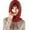Red, variant on vnanda Knit Hat Ladies Winter Balaclava Knitted Thick Solid Color Drawstring Elastic Ear Neck Protection Lightweight Warm Soft Unisex Women Men Daily Hat