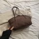 thumbnail image 5 of Bolso Mano Ante para Mujer Hombro Gran Capacidad Informal El (café), 5 of 6