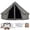 Boulder Gray, variant on WHITEDUCK Regatta Canvas Bell Tent - w/StoveJack, Waterproof, 4 Season Luxury Camping and Glamping Yurt Tent Outdoor (20' (6M), Water Repellent, Sandstone Beige)