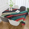 thumbnail image 2 of Yayeee Tablecloths 60" x 60" Rectangle Wrinkle Resistant Party Table Cover, Abstract Stripes, 2 of 8