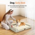 thumbnail image 3 of Cama para Perro NANUYA Ortopédica Mediana Grande Impermeable tipo Sofá, 3 of 7