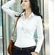 thumbnail image 1 of Camisa de las mujeres de la moda Formal delgada recta de manga larga camisa Casual Polo blusa más el tamañopangjing, 1 of 4