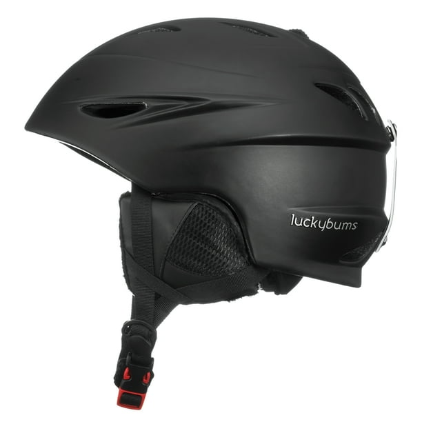 Dominant Belong Steward Lucky Bums Alpine Men Women Audio Chip Ready Ski Helmet, Matte Black, Large - Walmart.com Dominant Belong Steward Lucky Bums Alpine Men Women Audio Chip Ready Ski Helmet, Matte Black, Large - Walmart.com