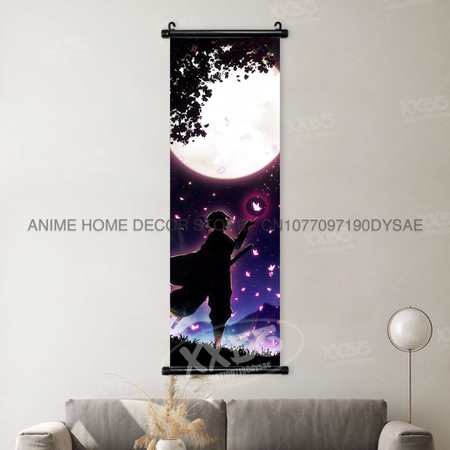 Demon Slayer Anime Canvas and PVC Wall Art Scrolls for Home Decor Various Sizes