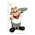 thumbnail image 2 of Polystone Chef With Plate A Restaurant Decor, 2 of 2