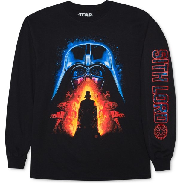 Star Wars Mens Usa Xl Darth Vader Graphic Camiseta, Negro, Grande Star Wars Camiseta gráfica