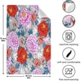 thumbnail image 5 of Retro Flowers Dish Towels Set of 6, Chinese Style Washable Tea Towels Dishcloths Lint-Free 18x28 Inch Fast Drying for Kitchen Restaurant Bar Clean, 5 of 7