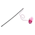 thumbnail image 1 of DOLITY Cat Feather Toys with Bells 57cm String Catcher Exerciser Accompany Activity Cat Pink, 1 of 9