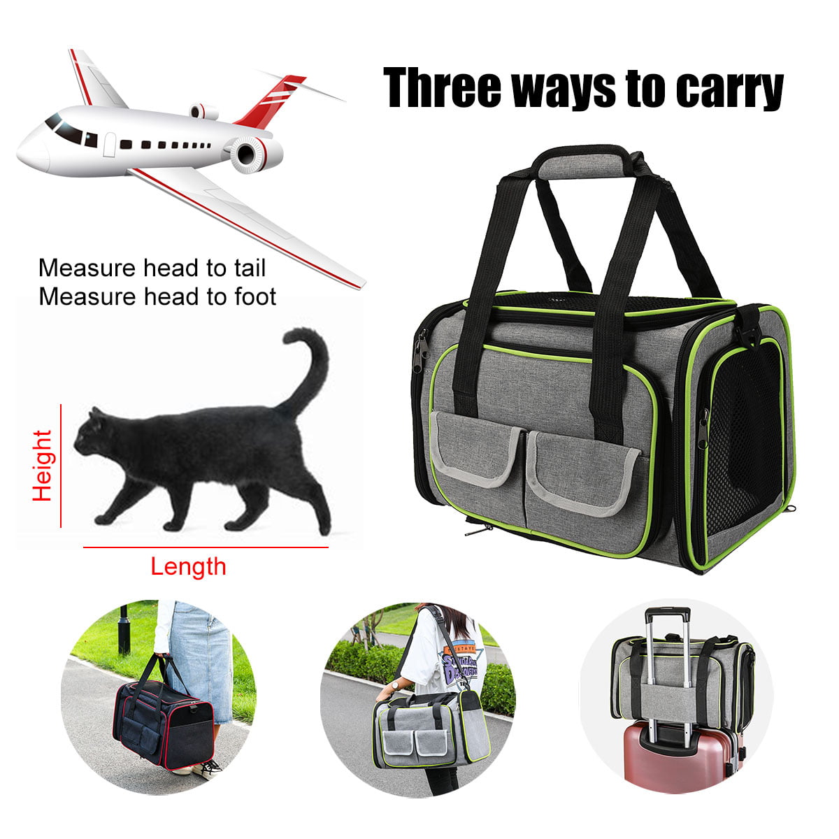 Puppy Sling Carrier Bag for Small Dog,Cat,Reversible Dog Cat Carriers Hands-free Sling Soft and comfortable Fits 6.5KG Puppy kitten Rabbit Pouch Shoulder Carry Tote Handbag