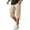 Khaki, variant on Men's Casual Cargo Shorts with Pockets Comfortable Loose Fit Versatile Workout Outdoor Travel Lightweight Breathable Men's Pants for At Home Travel Stretch