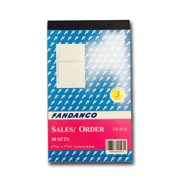 Pack of 10 Order Book, Sale Order Receipt Carbonless Book, Invoice Book, 50 Triplicate Forms 5.5"x8.5"