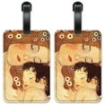 thumbnail image 1 of Klimt: Mother & Child - Luggage ID Tags / Suitcase Identification Cards - Set of 2, 1 of 5