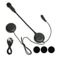 thumbnail image 1 of Auriculares impermeables para casco de motocicleta con micrófono inalámbrico Bluetooth reducción de ruido estéreo, 1 of 5